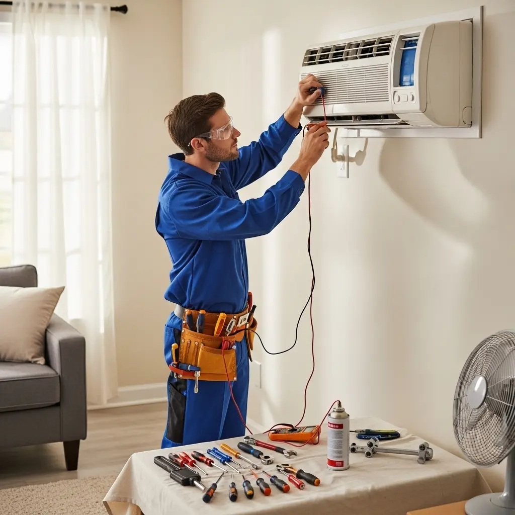 Turgutlu Philips Philips klima gaz dolumu ve bakım – Enerji verimliliği artırıldı. - Teknik servis örneği